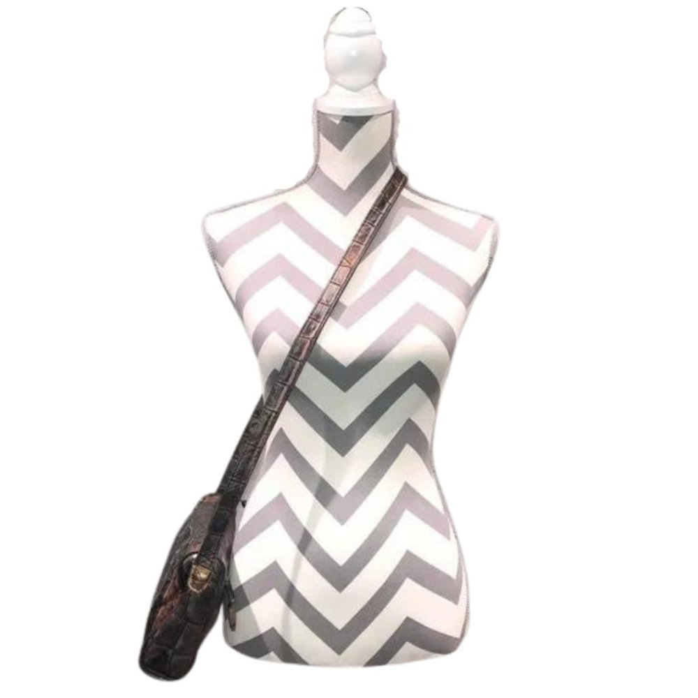 Vintage Patchwork Leopard Face And Alligator Prin… - image 3